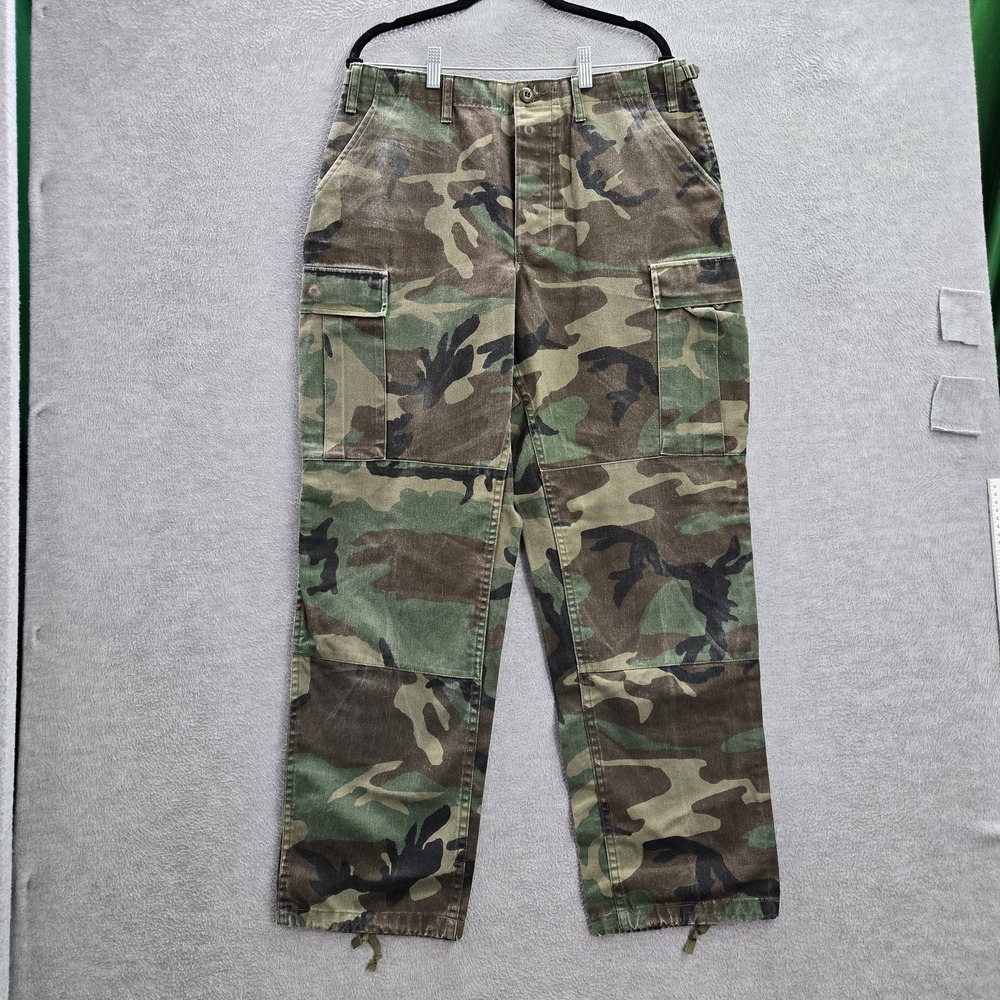 Tru-Spec Men Pants M Camouflage Cargo 31" Inseam Cotton Polyester Outdoor